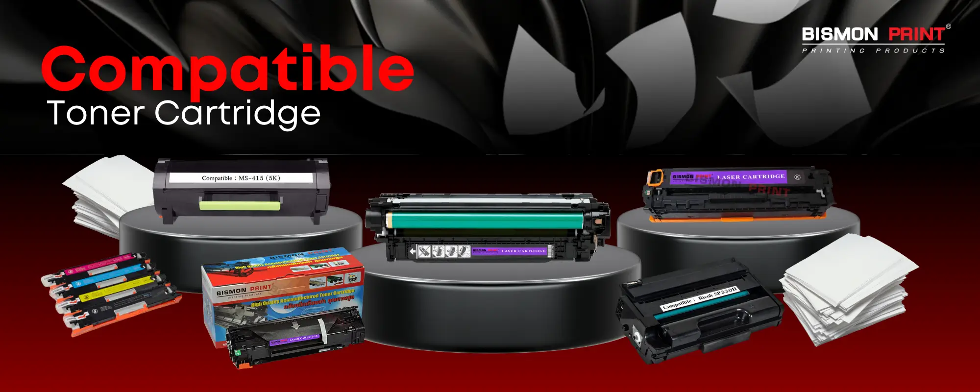 Remanufactured - Compatible Laser Cartridges 				